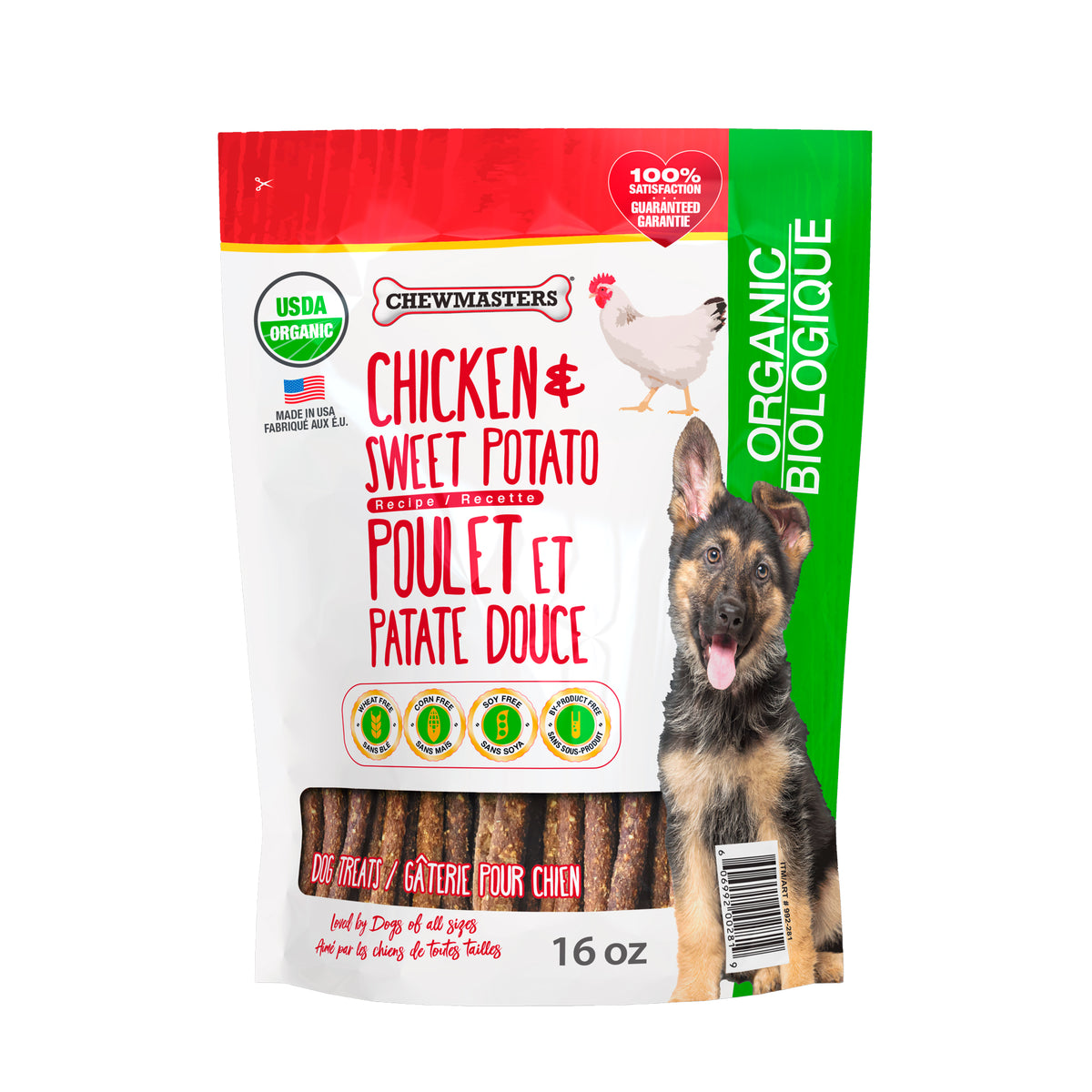 Organic Chicken and Sweet Potato - Nutritious and Tasty Dog Treats