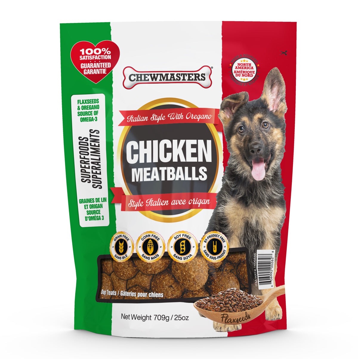 Chicken Meatballs with Oregano & Flaxseeds - Nutritious and Delicious Dog Treats