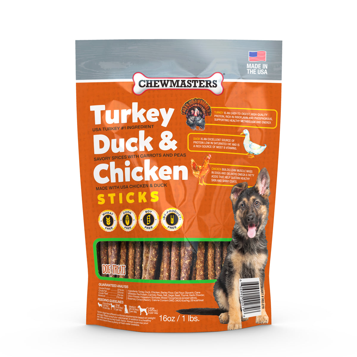 Turkey, Duck & Chicken - Nutrient-Rich Dog Treats for Optimal Health